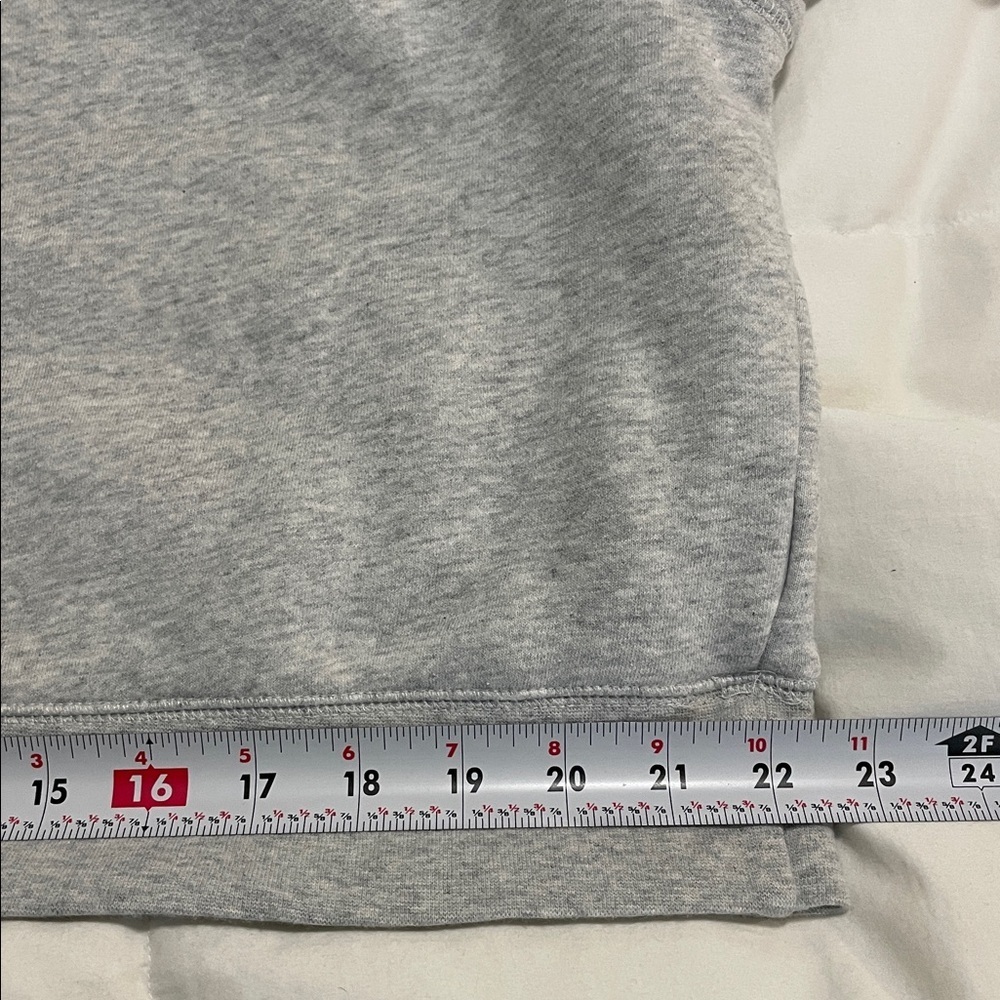 Brunette The Label | Gray | Cropped | CrewNeck | Blonde |Sweatshirt | Size L/XL - Picture 13 of 13